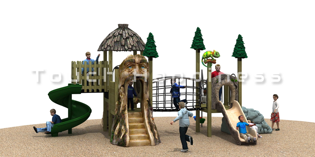 生态,滑梯,游乐,儿童,设计,乐园 . 滑梯TH-20201010