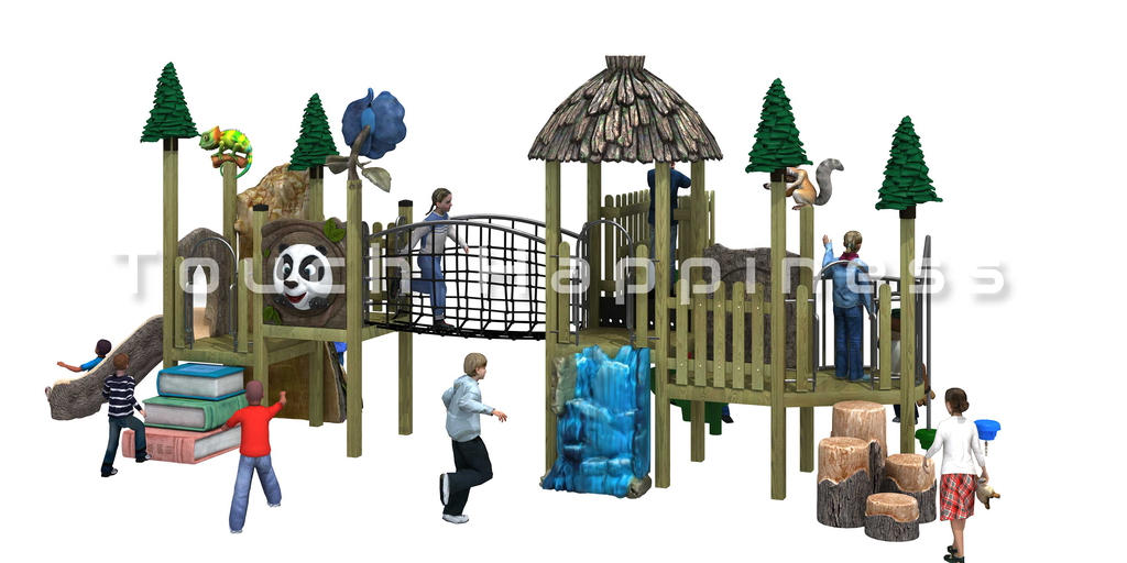 生态,滑梯,游乐,儿童,设计,乐园 . 滑梯TH-20201011