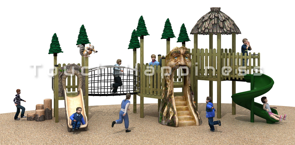 生态,滑梯,游乐,儿童,设计,乐园 . 滑梯TH-20201014