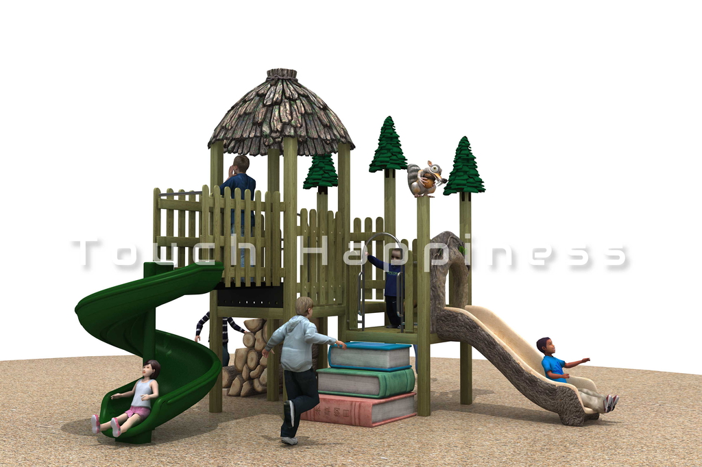 生态,滑梯,游乐,儿童,设计,乐园 . 滑梯TH-20201022