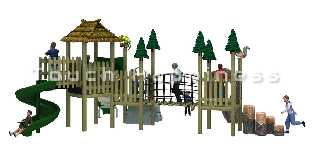 生态,滑梯,游乐,儿童,设计,乐园 . 滑梯TH-20201031