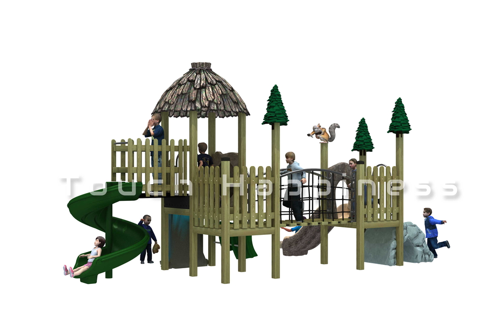 生态,滑梯,游乐,儿童,设计,乐园 . 滑梯TH-20201032